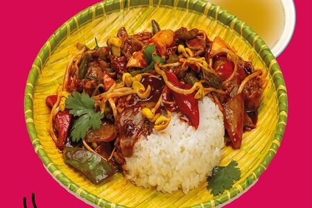 Свинина по-вьетнамски с рисом