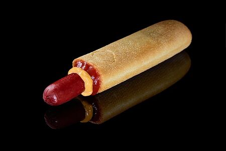 Французский хот-дог с альпийской колбаской М