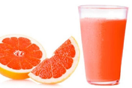 Свежевыжатый грейпфрутовый сок