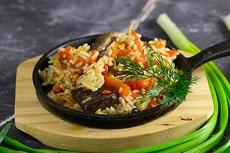 Плов с говядиной 