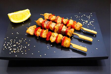 Лосось на шпажке