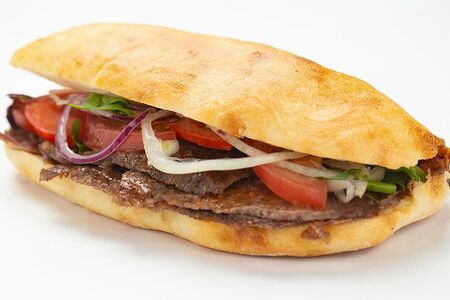 Донер в лепешке