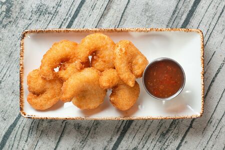 Креветки в хрустящей панировке