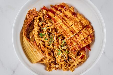 Удон с курицей