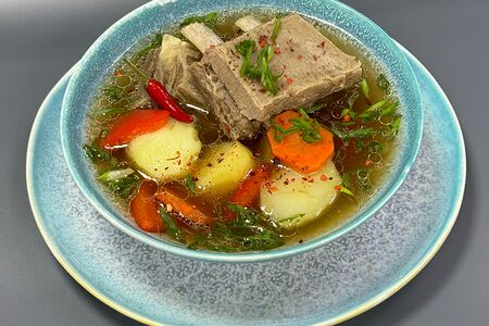 Шурпа из телячьих ребрышек