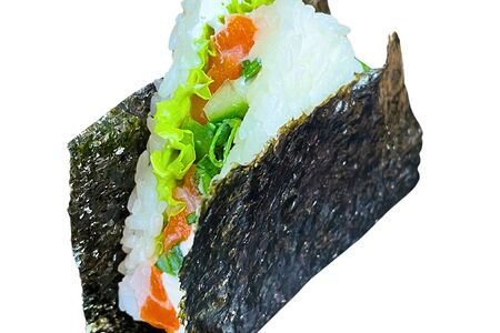 Онигири с лососем