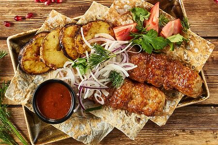 Люля-кебаб из свинины