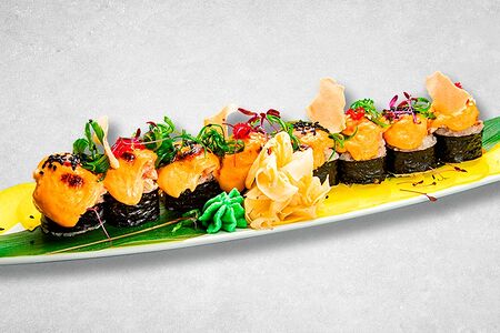 Запеченный ролл с индейкой