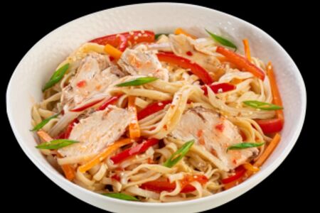 Удон с курицей