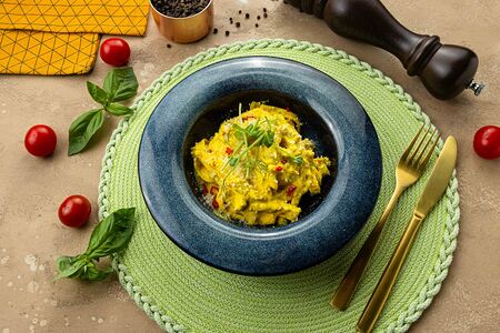 Паста Курица карри