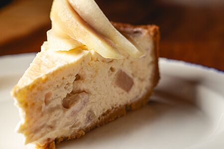 Чизкейк с грушей