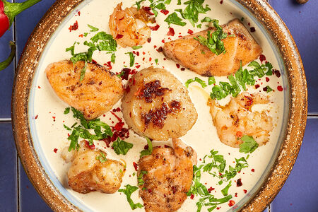 Шкмерули из морепродуктов