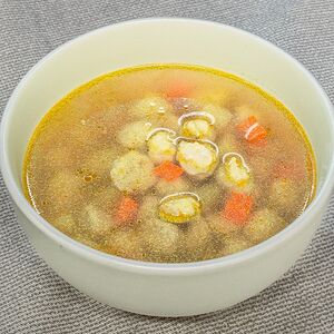 Картофельный суп с фрикадельками