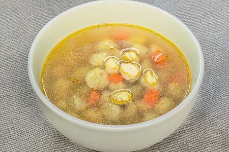 Картофельный суп с фрикадельками