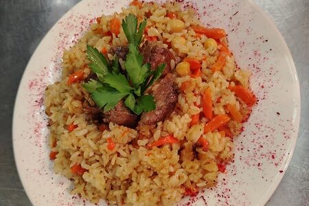 Плов с говядиной