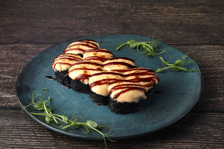 Запечённый с курицей