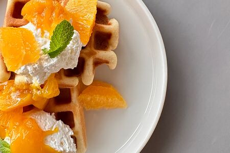 Вафли Манго-апельсин 