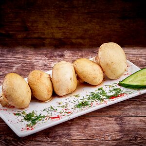 Грибы гриль