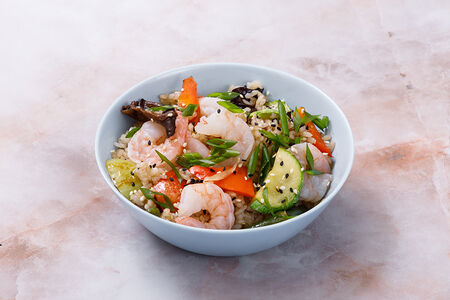 Рис с креветками