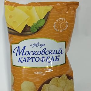 Чипсы Московский картофель со вкусом сыра 