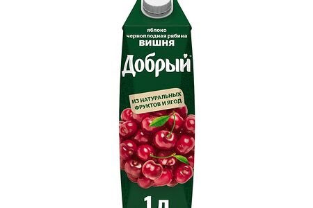 Сок Добрый Вишня-яблоко-черноплодная рябина-вишня