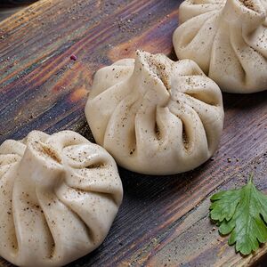 Хинкали с грибами