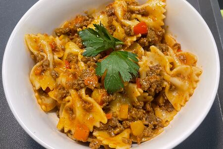 Паста Болоньезе с говядиной 