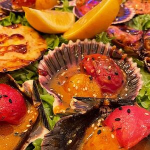 Ассорти из Королевских гребешков и Новозеландских мидий 