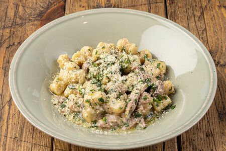 Ньокки с томленой уткой