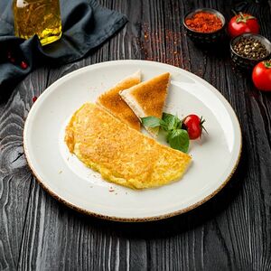 Омлет с ветчиной и сыром