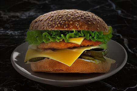 Бургер классический с курицей