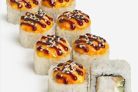 Креветка запеченный ролл