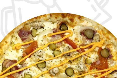 Пицца Чиззи-барбекю 