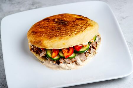 Панини из курицы на мангале