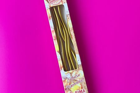 Свечи Золотые завитки