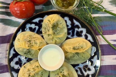 Манты говядина