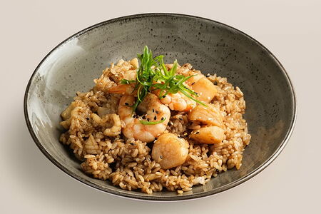 Рис с морепродуктами