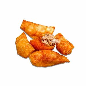 Мини-чебуреки с курицей и зеленью 