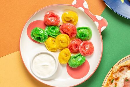 Цветные равиоли детские 