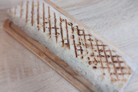 Шаурма на мангале со свининой