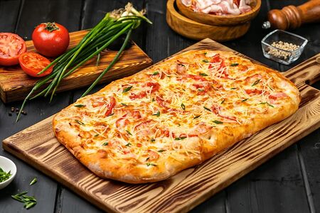 Римская пицца Карбонара