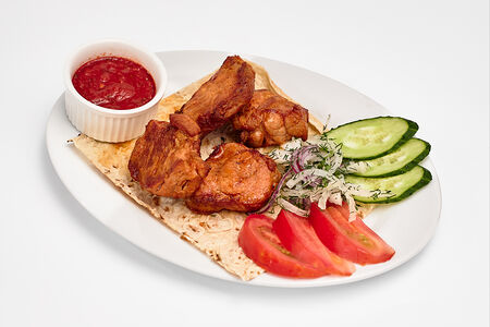 Шашлык из cвинoй шеи