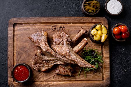 Каре ягненка на гриле