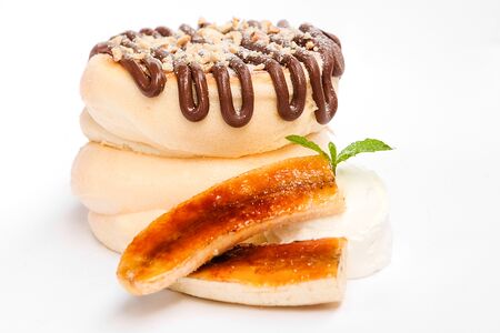 Панкейк Нутелла-банан