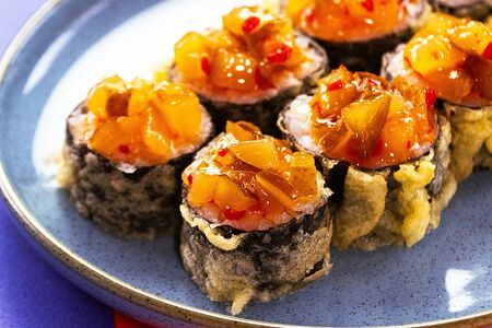 Сяке чиз темпура