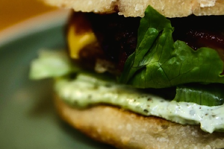 Бургер Пармеджано без сыра по вегану