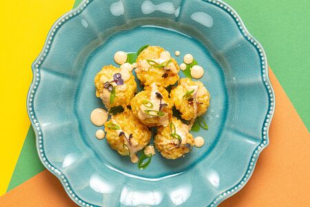 Пончики из морепродуктов