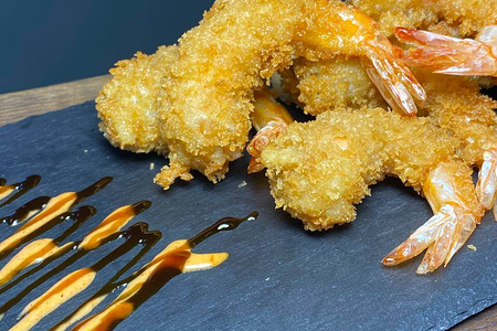 Креветки в кляре