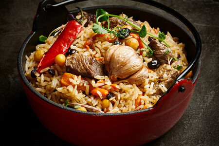 Плов с говядиной на компанию