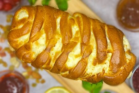 Коса с творогом